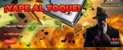 Banner de Mafia Mayhem en Rivalo Perú